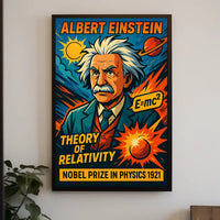 Albert Einstein Theory Of Relativity Poster