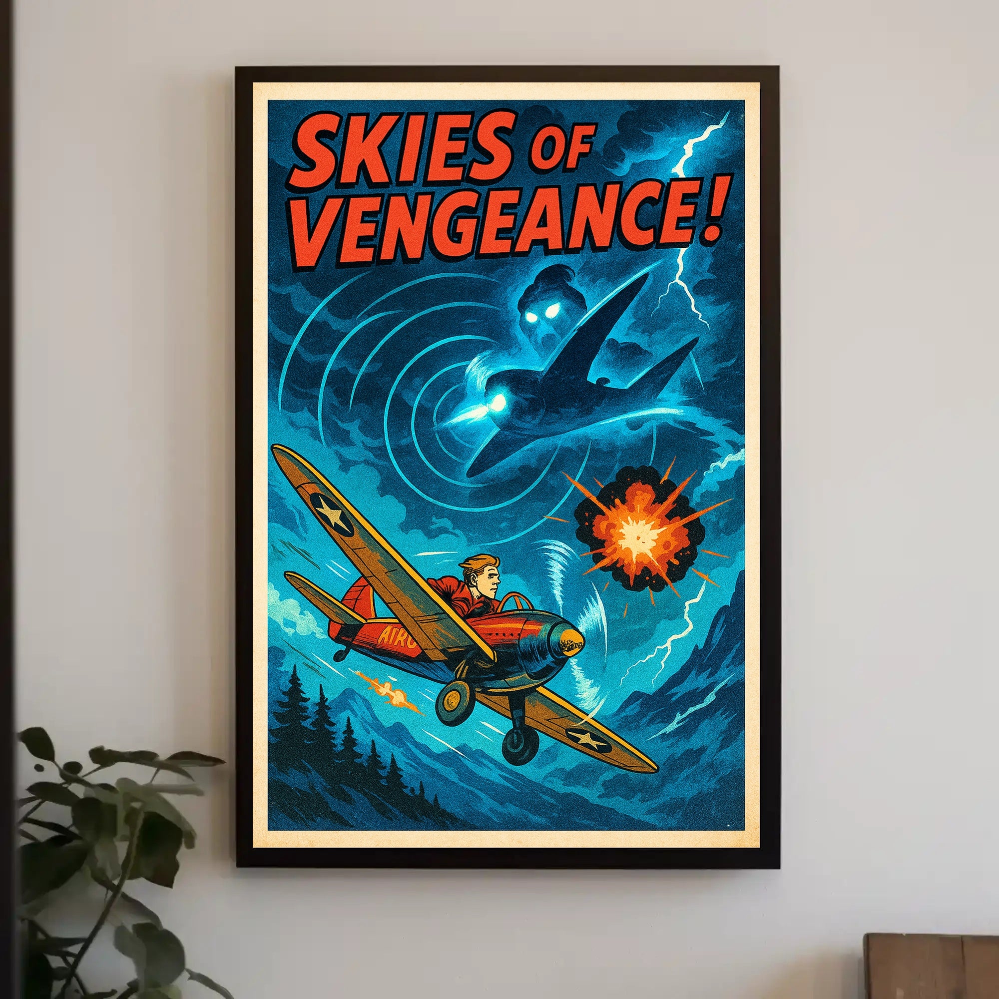 Skies of Vengeance Poster PosterGoat