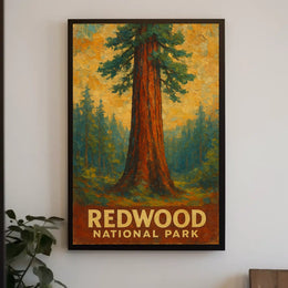 Redwood National Park Poster