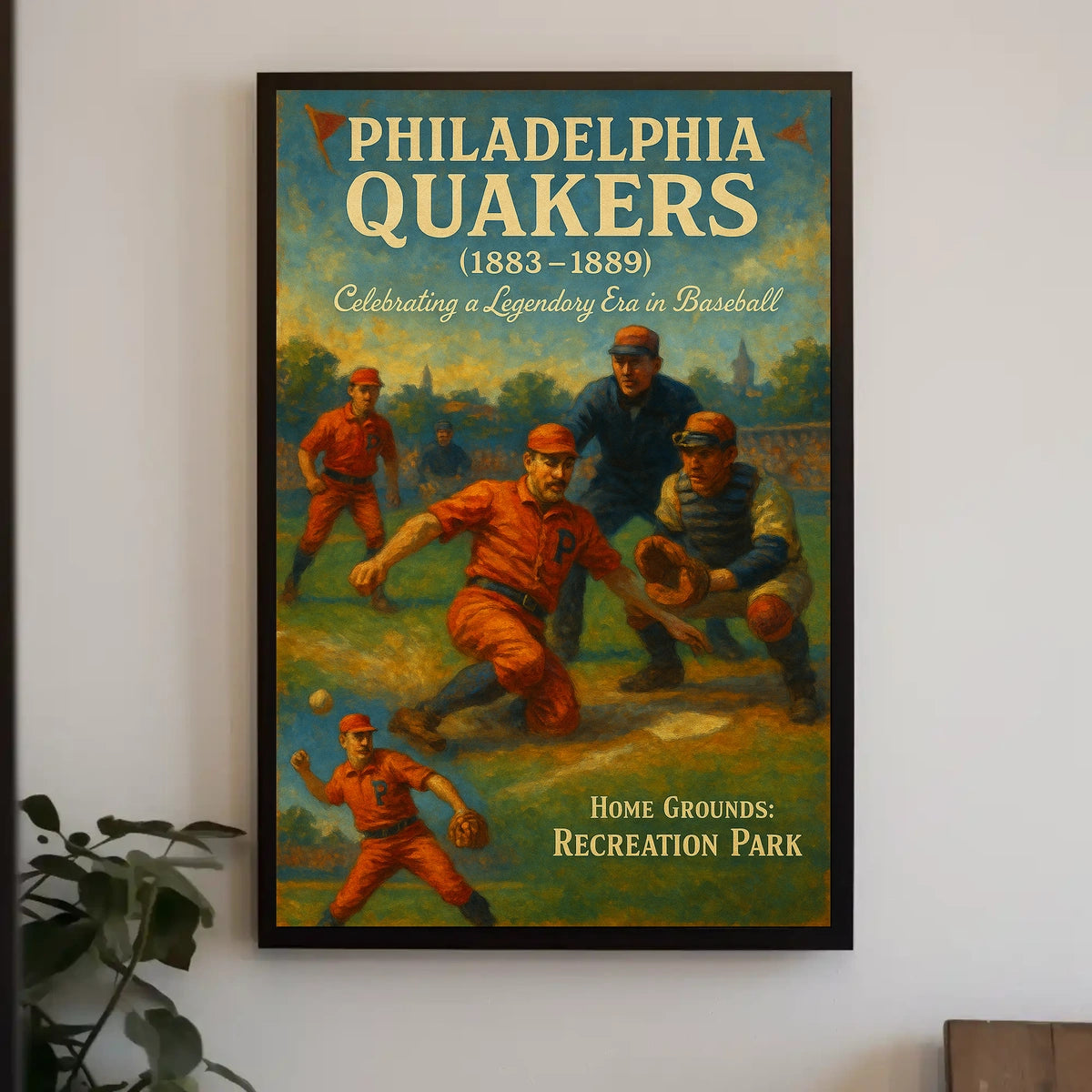 Philadelphia Quakers (1883-1889) Poster