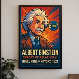 Albert Einstein Nobel Prize In Physics Poster