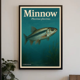 Minnow Phoxinus Phoxinus Poster