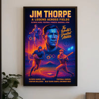 Jim Thorpe A Legend Across Fields Poster PosterGoat