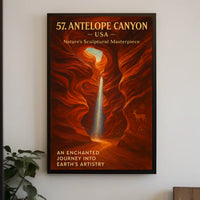 Antelope Canyon Enchanted Journey Art Poster