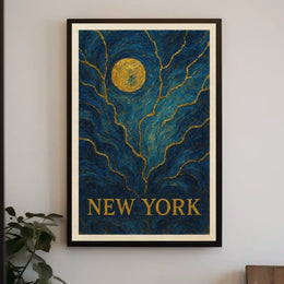 New York Nightscape Poster