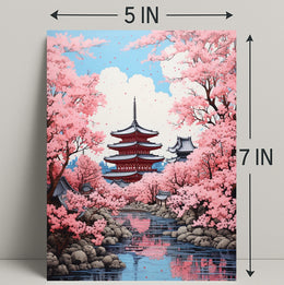 Cherry Blossom Serenity Poster