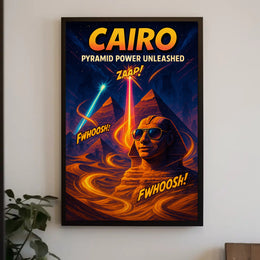 Cairo – Pyramid Power Unleashed Poster PosterGoat