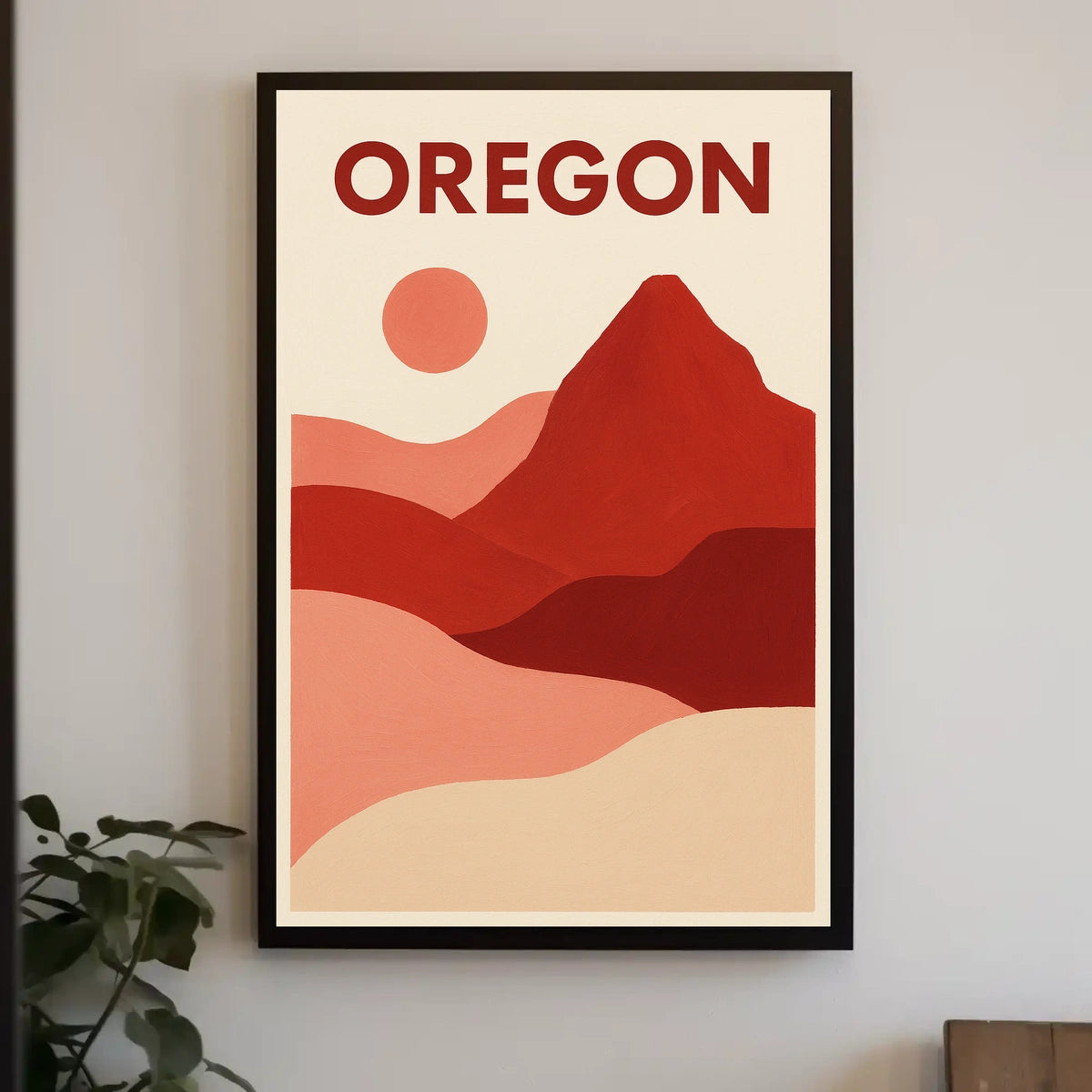 Oregon Landscape Art Poster
