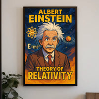 Albert Einstein Theory Of Relativity Poster