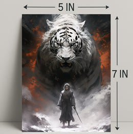 Warrior And The White Tiger Poster