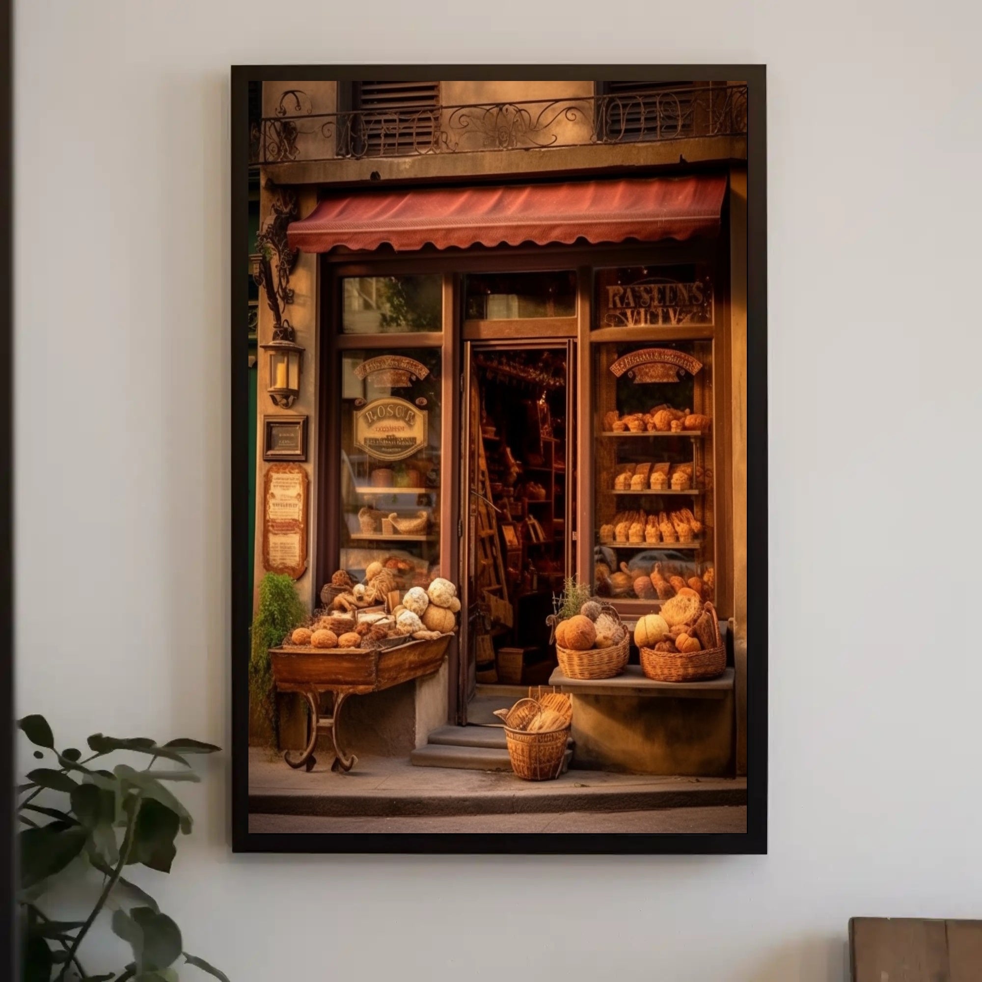 Charming Bakery Facade Poster