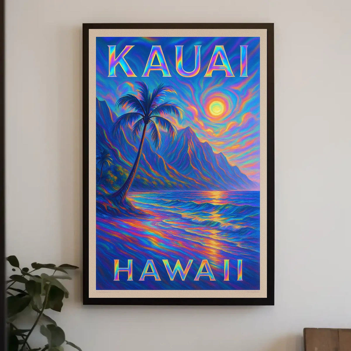 Kauai, Hawaii A Vibrant Paradise Poster