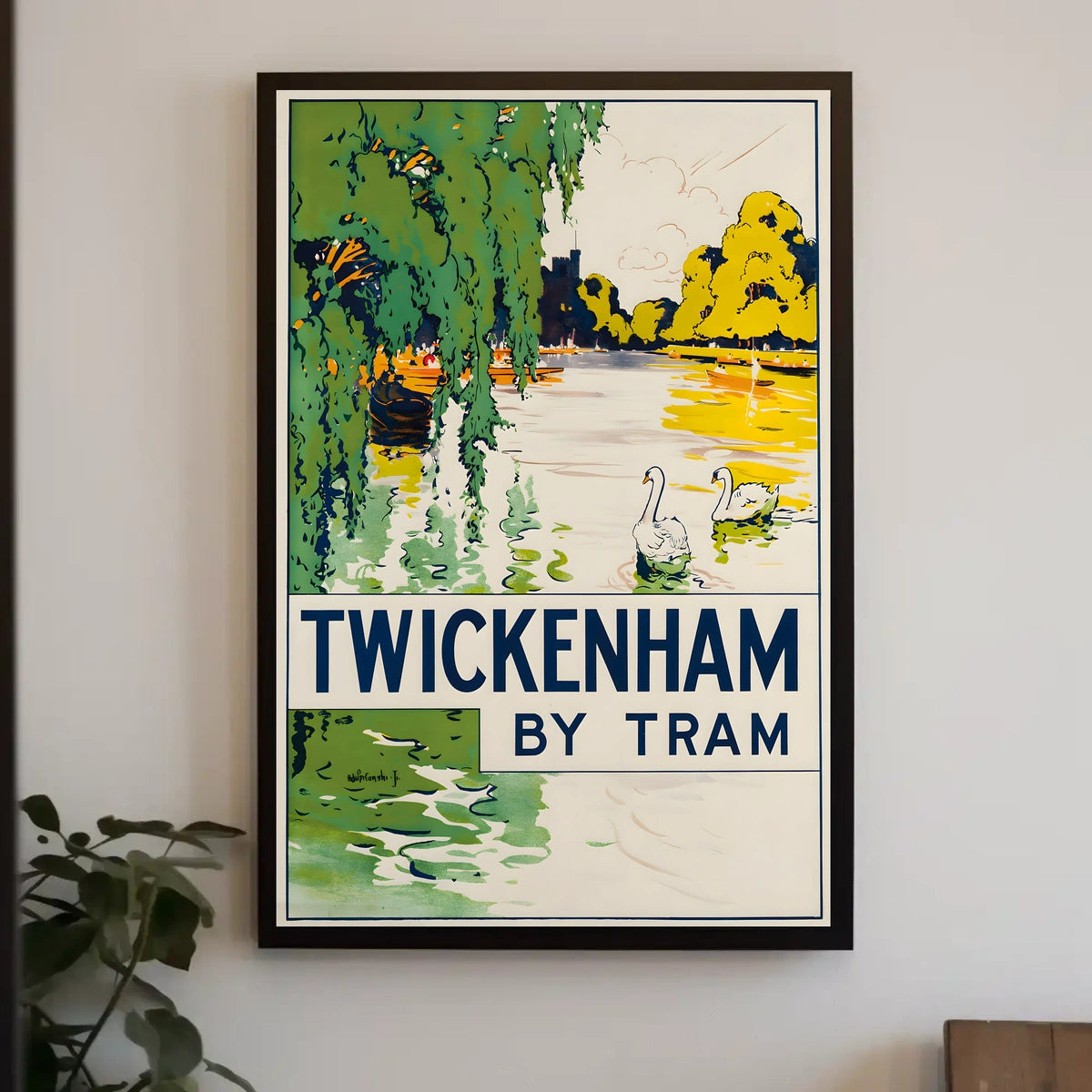 Twickenham By Tram Poster
