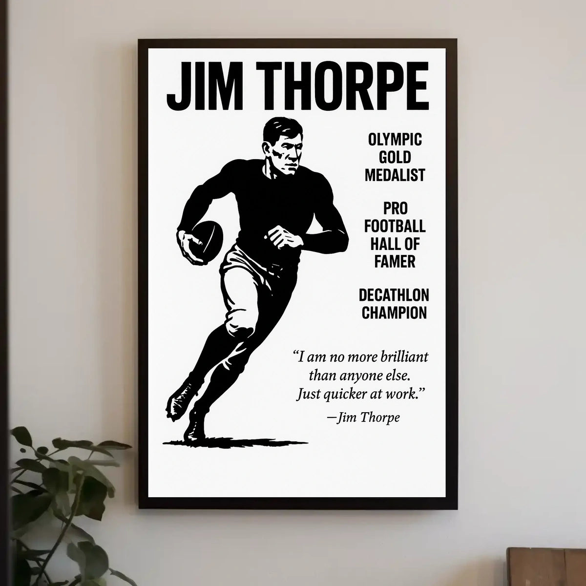 Celebrate Jim Thorpes Legacy with Our Exclusive Poster
