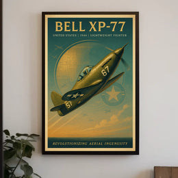Bell XP-77 Lightweight Fighter Poster