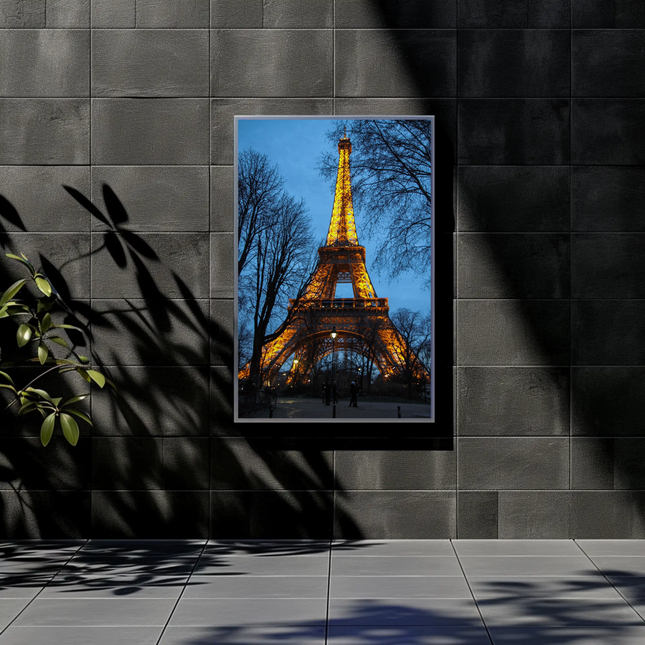 Vintage Poster Eiffel Tower Paris