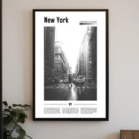 New York City Urban Architecture Poster Modern Wall Art