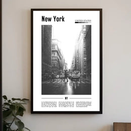New York City Urban Architecture Poster Modern Wall Art
