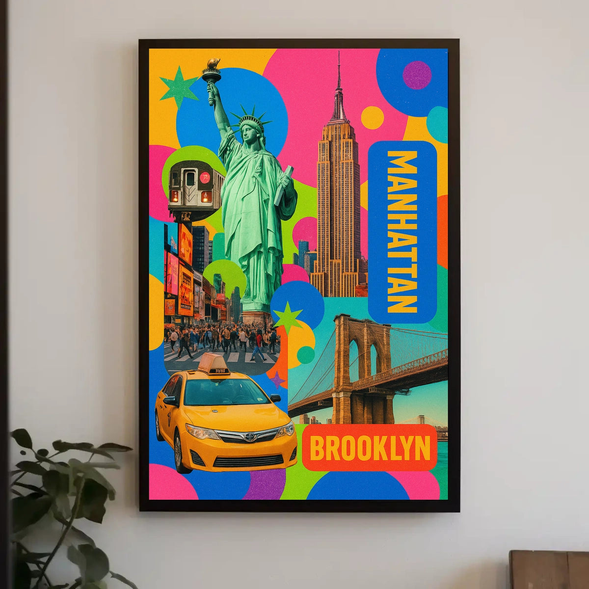 New York City Vibes Poster For Urban Wall Decor Lovers