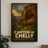 Canyon De Chelly Ancient Cliff Poster