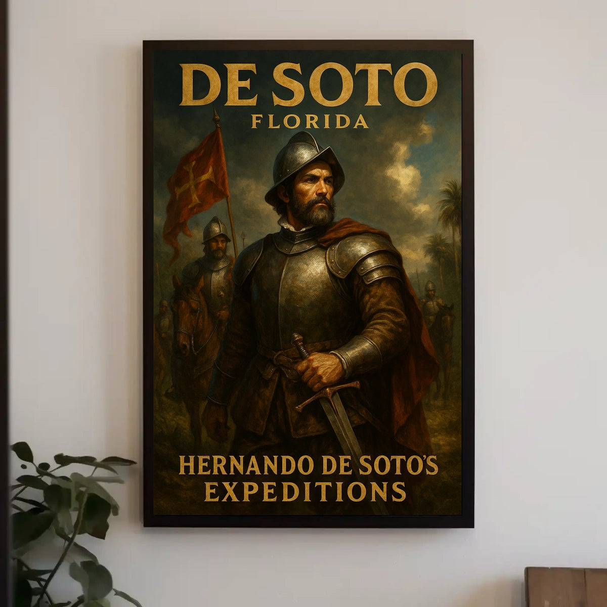 Hernando De SotoS Expeditions Poster