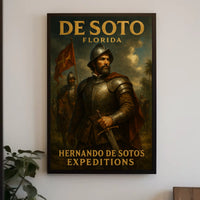 Hernando De SotoS Expeditions Poster