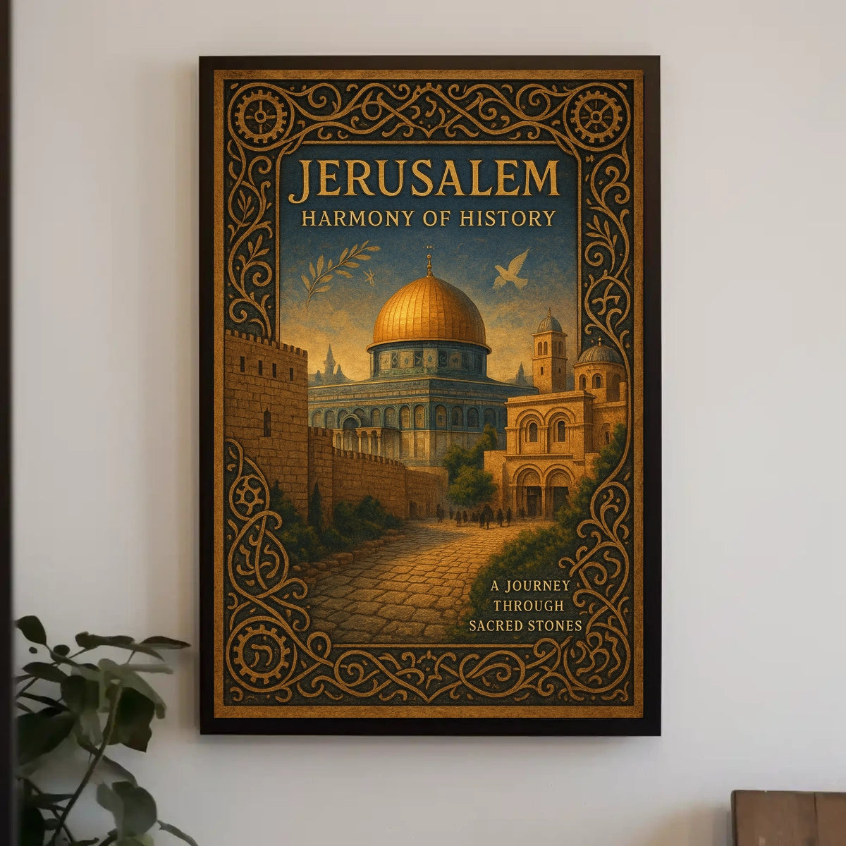 Jerusalem Harmony Of History Poster