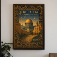 Jerusalem Harmony Of History Poster
