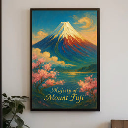 Majesty of Mount Fuji Poster