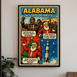 Alabama: A State of Firsts Poster