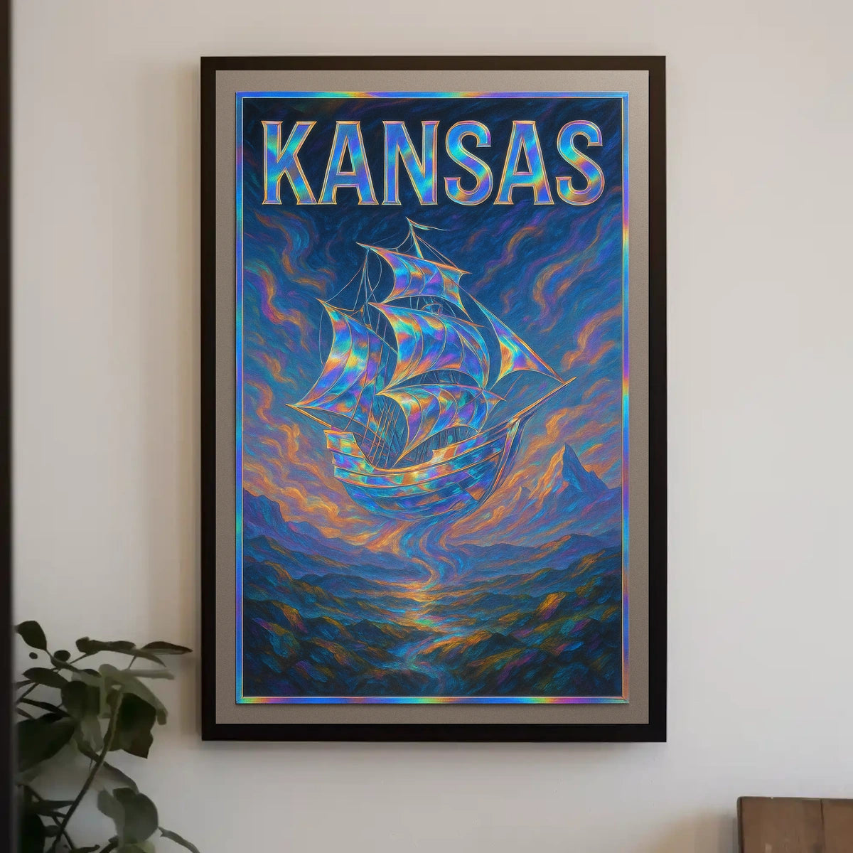 Kansas A Journey Through Art Poster