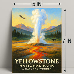 Yellowstone National Park A Natural Wonder Poster PosterGoat