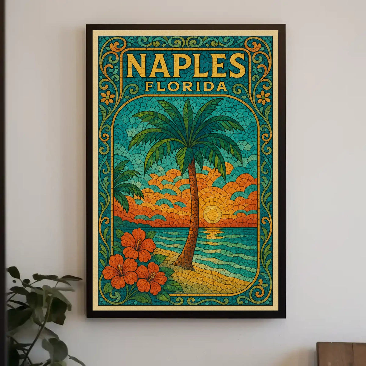 Naples, Florida Tropical Paradise Poster