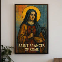 Saint Frances Of Rome Poster