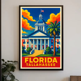 Florida State Capitol Tallahassee Poster