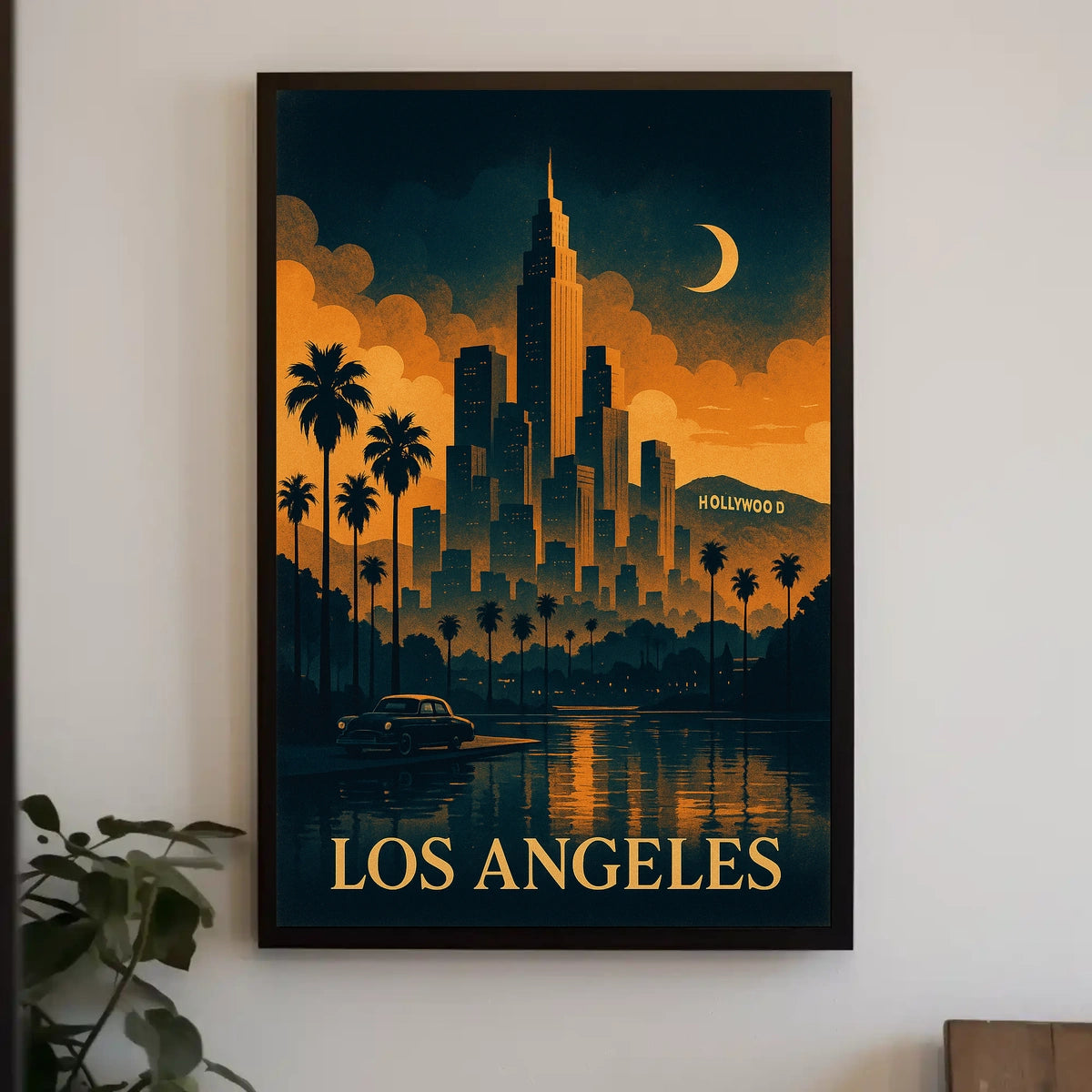 Los Angeles Nightscape Poster