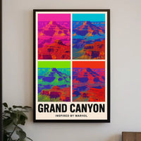 Grand Canyon Pop Art Masterpiece: National Park Poster PosterGoat