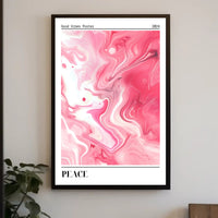 Good Vibes 2024: Serene Swirls Abstract or Artistic Poster PosterGoat