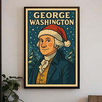 George Washington In Festive Attire Poster