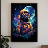 Cosmic Canine Adventure Poster