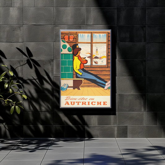 Bien-être en Autriche Vintage Poster