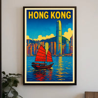 Hong Kong Skyline Poster