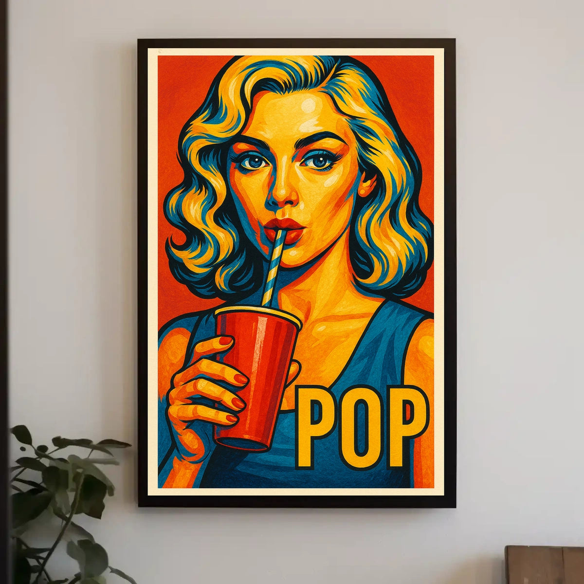 Pop Art Portrait Poster