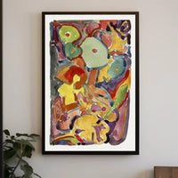 Vibrant Abstract Expression Poster