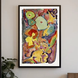 Vibrant Abstract Expression Poster