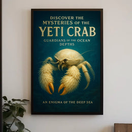 Discover the Mysteries of the Yeti Crab Poster