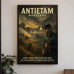 Antietam Civil War Battlefield Poster