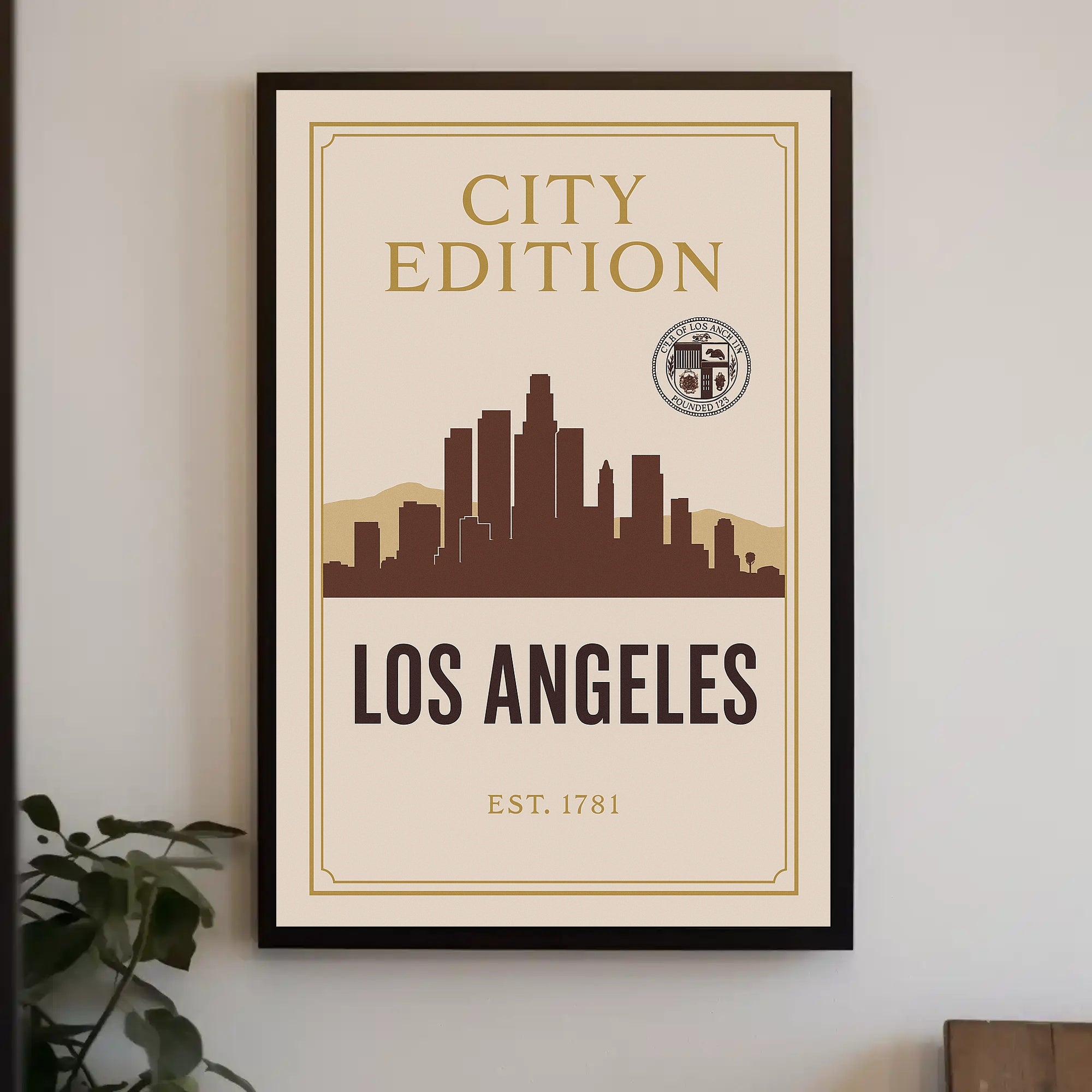 City Edition Los Angeles Poster PosterGoat