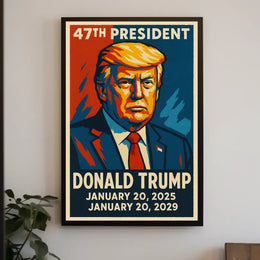 Trump 2025 Patriotic Political or Propaganda Poster