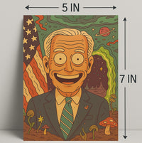 Cosmic Presidential Portrait Poster PosterGoat